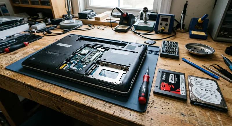Замена HDD на SSD ноутбука Lenovo IdeaPad